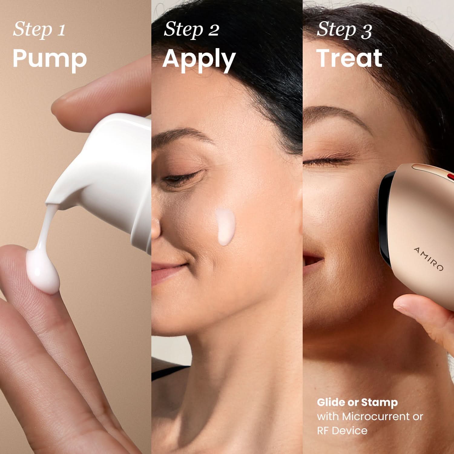AMIRO S2 Seal RF Skin Tightening Device - Anti-Aging Facial Treatment for Wrinkles & Sagging Skin | At-Home Beauty Gadget for Face Lifting & Firming | Perfect for Spa Nights & Self-Care Routines