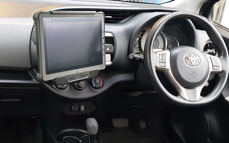 Industrial Evolution InDash Mount for Toyota Yaris (2015-2019) - Secure Phone Holder for Car Dashboard - Perfect for GPS Navigation & Hands-Free Driving
