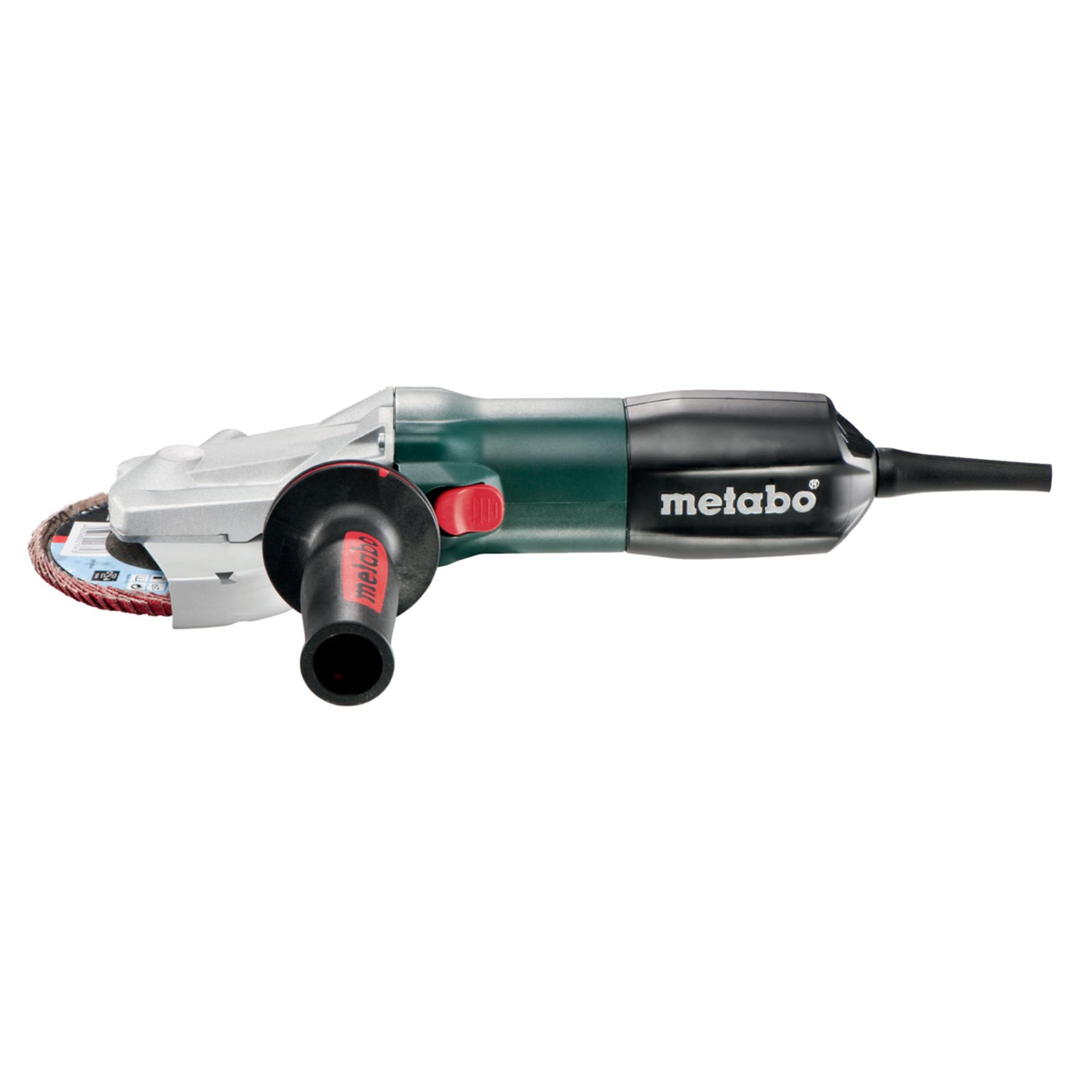 Metabo WEF 9-125 4-1/2-Inch & 5-Inch Angle Grinder with 10,000 RPM, 8 Amp Motor, Lock-On Switch & Advanced Electronics - German-Made Power Tool (Model 613060420, Green) - Perfect for Metal Cutting, Grinding & Surface Preparation in Construction & DIY Projects