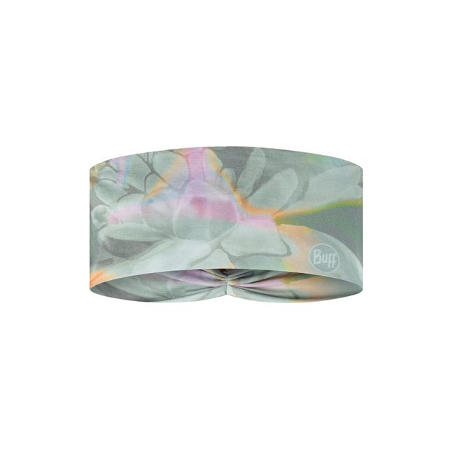 BUFF Coolnet UV Ellipse Headband - Moisture Wicking, Sun Protection for Running, Hiking & Outdoor Sports - Emerald Seagrove Green
