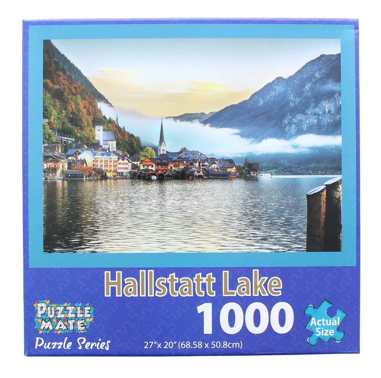 Hallstatt Lake 1000 Piece Jigsaw Puzzle for Adults - Challenging Scenic Landscape Puzzle Game - Perfect for Family Game Night & Stress Relief