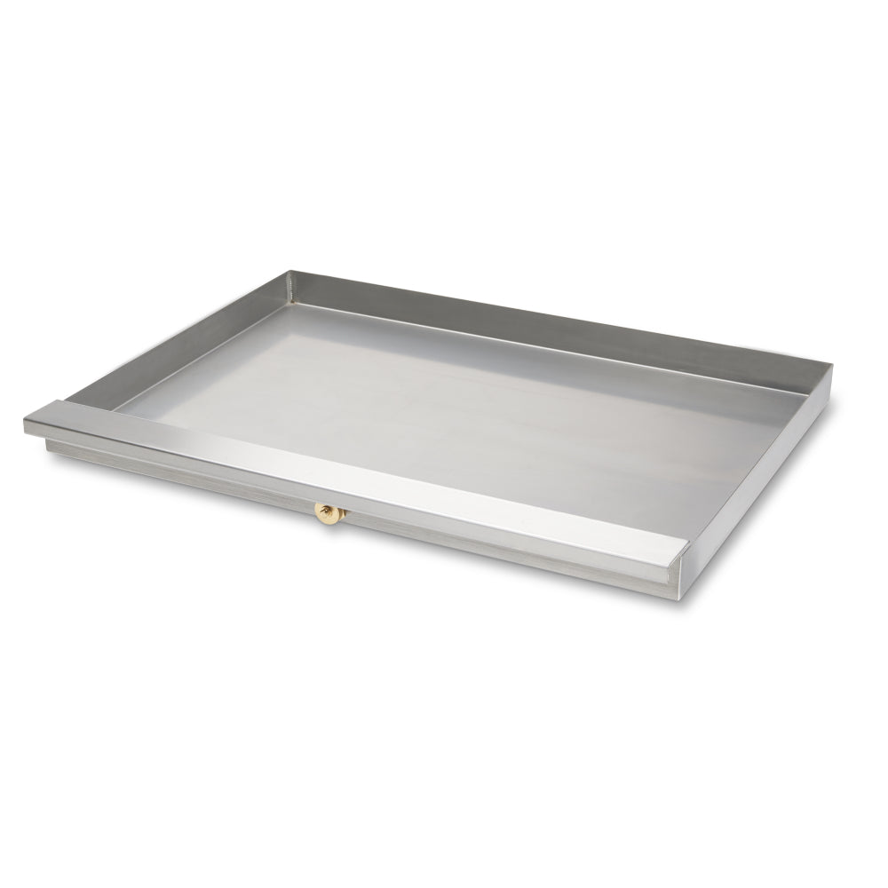 Crown Verity CV 4025 BI Grease and Water Tray for BI 48 & Towable Grills - Durable Drip Pan for Outdoor BBQ and Commercial Cooking