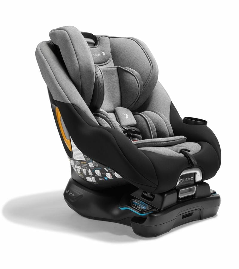 Baby Jogger City Turn 360 Rotating Convertible Car Seat - Safe & Easy Infant to Toddler Car Seat with One-Hand Rotation - Perfect for Travel, School Runs & Family Road Trips