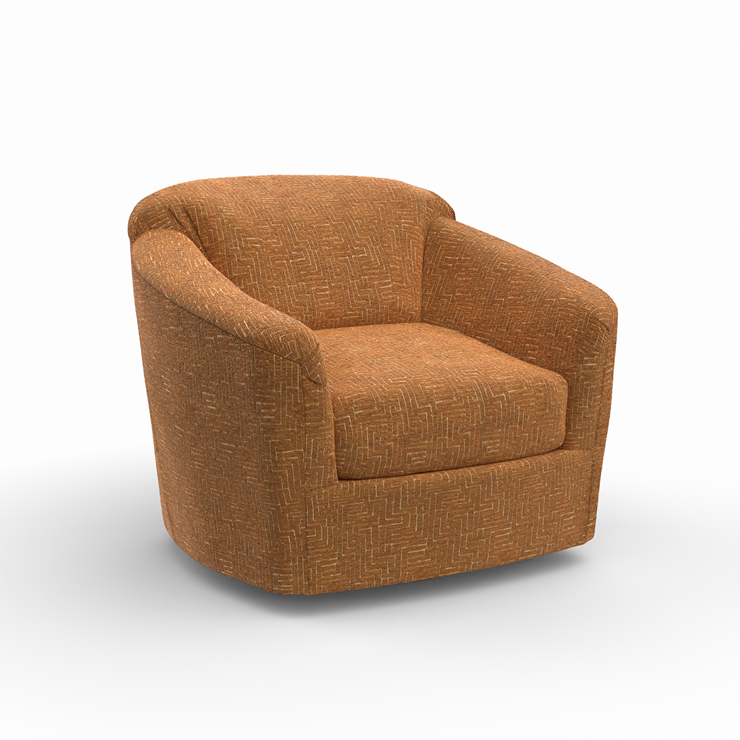 Camden Swivel Glider Recliner Chair - 360 Degree Rotating Rocker with Ottoman, Plush Comfort for Living Room, Nursery & Bedroom - Perfect for Nursing, Reading & Relaxing