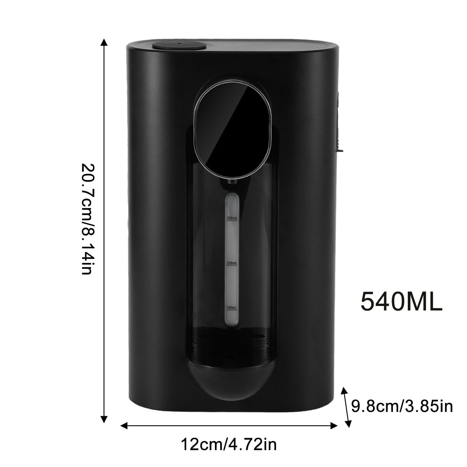 Oldmoom Electric Liquor & Wine Dispenser with 2 Magnetic Cups - 3 Speed Modes, 540ml Capacity for Home Bar, Kitchen, Party & Office Use | Compact Drink Dispenser for Cocktails, Juice & Beverages