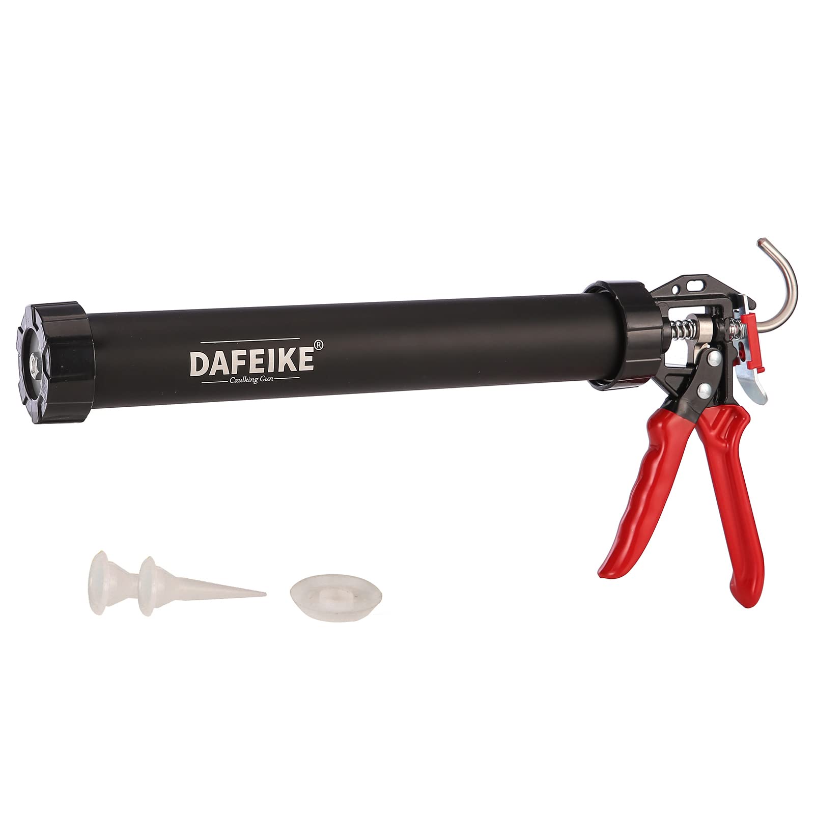 20 oz (600ml) Sausage Caulking Gun - Heavy Duty Manual Sealant Dispenser with 18:1 Thrust Ratio for Construction & DIY Projects - Perfect for Foil Pack Adhesives, Caulk Tubes & Sausage Sealants - Ideal for Home Repairs, Window Sealing & Plumbing Applications