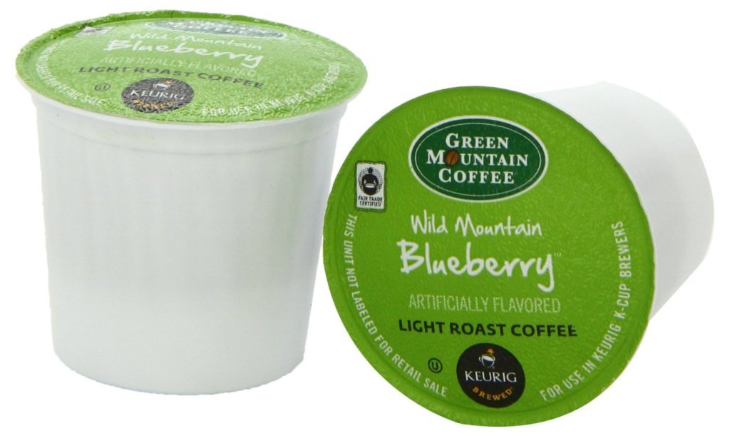 Green Mountain Coffee Wild Mountain Blueberry K-Cups (3-Pack, 36 Total) - Medium Roast Flavored Coffee Pods for Keurig Brewers - Perfect for Breakfast, Office & Home Use