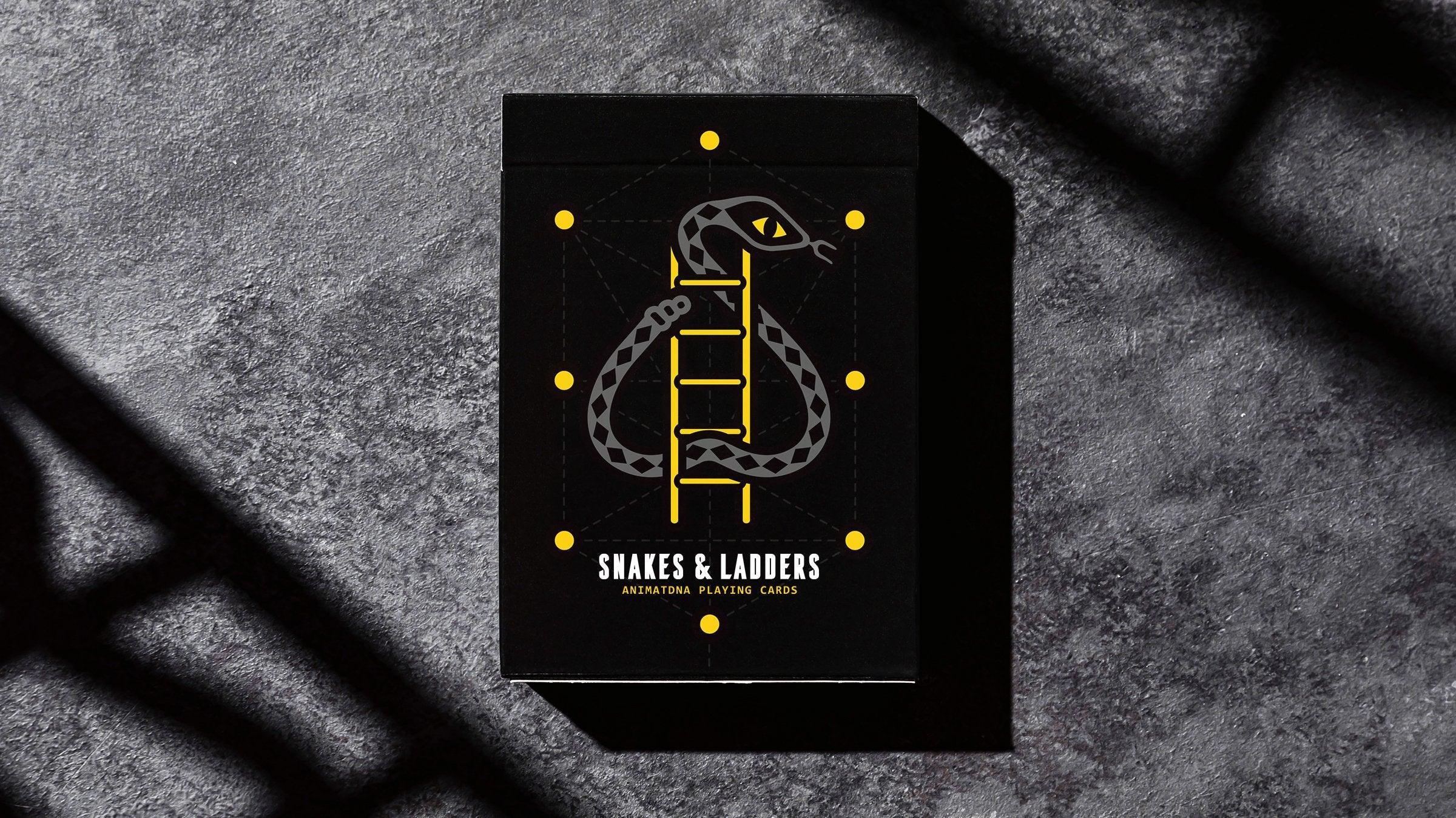 Snakes and Ladders Playing Cards - Classic Board Game for Family Fun, Kids' Educational Toy & Travel Entertainment | Perfect for Game Nights, Classroom Activities & Road Trips