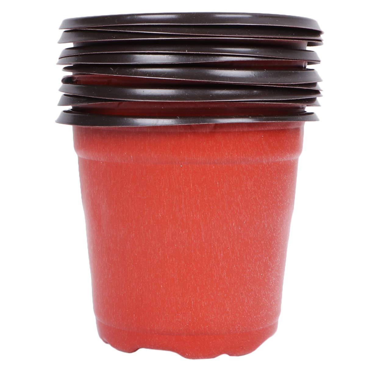 50 Pack Plastic Plant Nursery Pots - 130x97x116mm Seed Starter Pots for Flowers, Herbs & Vegetables | Reusable Gardening Containers for Home, Office & Greenhouse Decor | Ideal for Indoor Planting & Outdoor Gardening