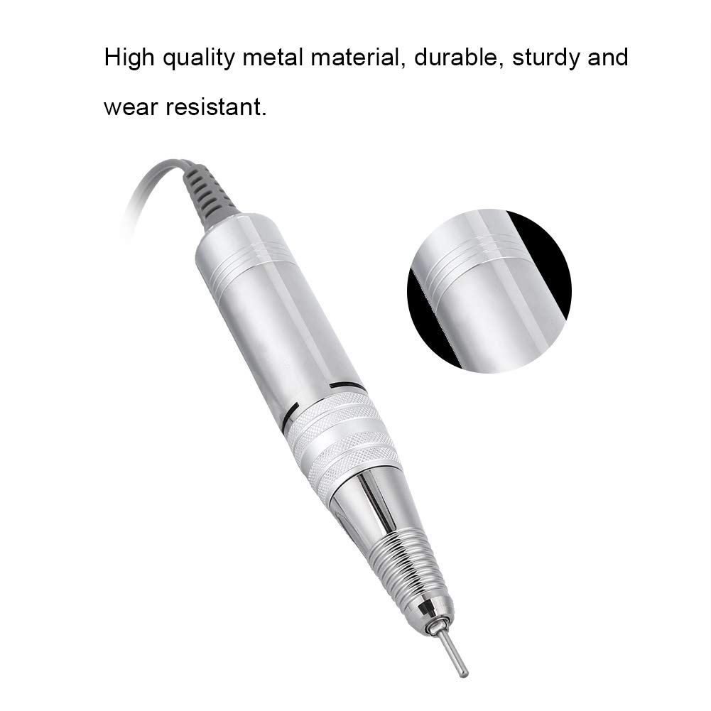 35000 RPM Electric Nail Drill Handle Replacement - Professional Manicure Handpiece for Nail Polishing Machine | Perfect for Home Salon & DIY Nail Care