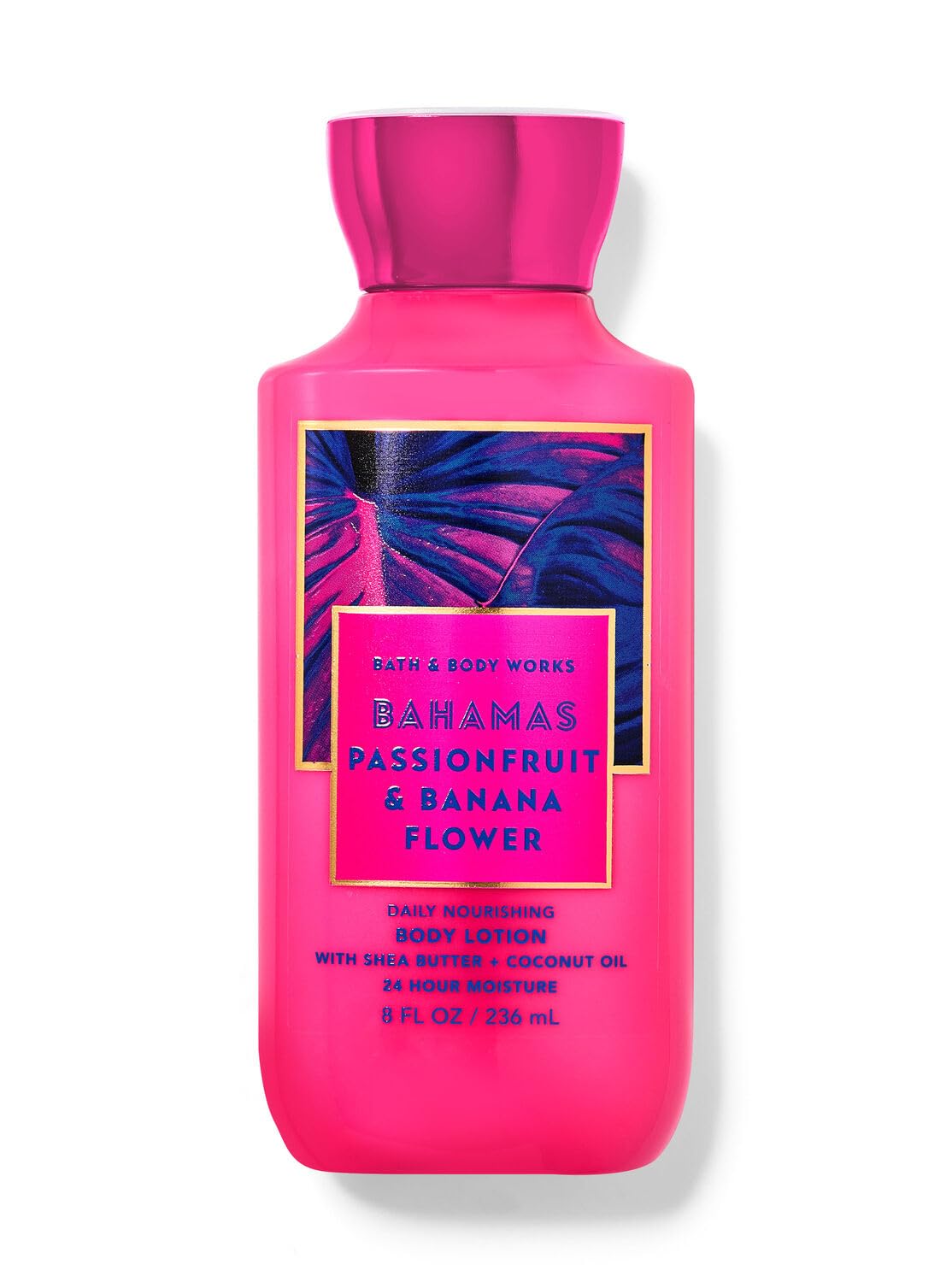 Bath & Body Bahamas Passionfruit Banana Flower Nourishing Body Lotion 8 fl Oz - Hydrating Moisturizer for Dry Skin, Tropical Scented Lotion for Daily Skincare Routine