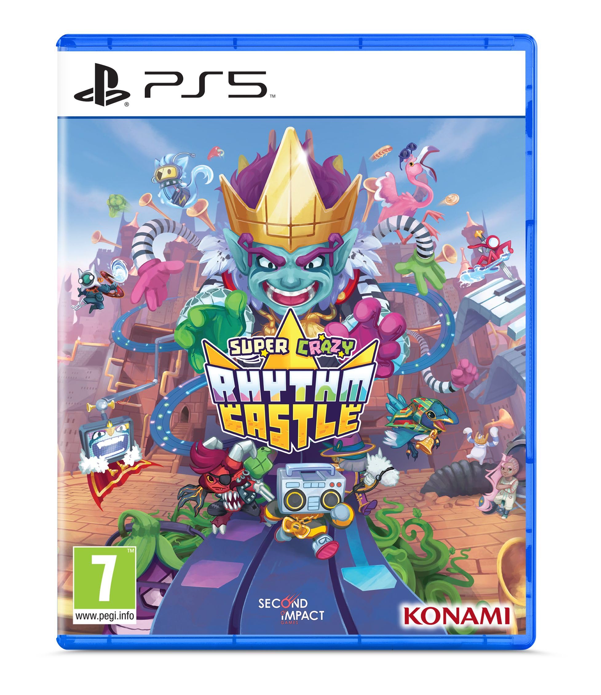Super Crazy Rhythm Castle - PS5 Game | Fun Music & Adventure for All Ages | Perfect for Parties & Family Game Nights