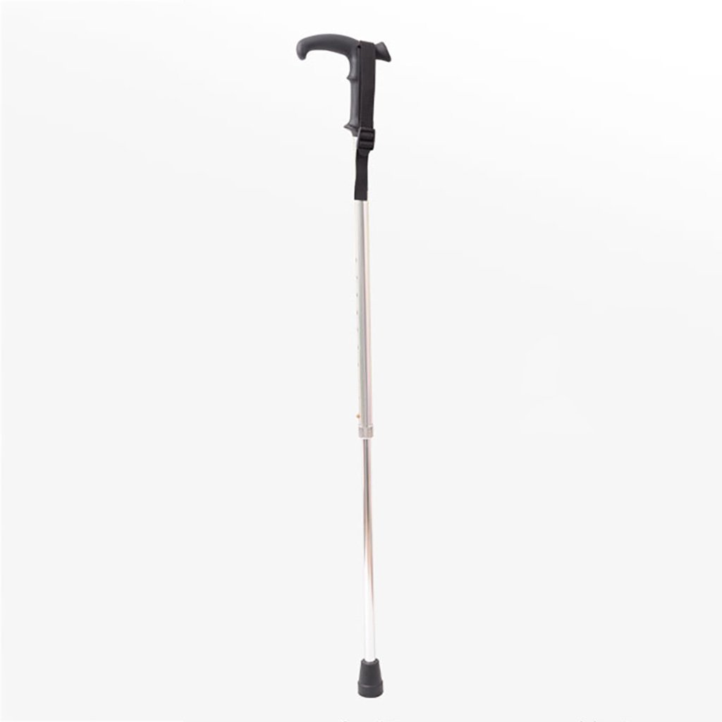WANGXIAOLIN Extra Thick Non-Slip Walking Cane for Seniors - Lightweight & Sturdy Elderly Walking Aid (White) - Ideal for Indoor/Outdoor Use, Travel & Mobility Assistance