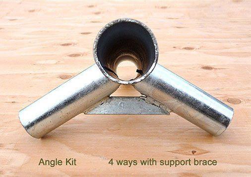 Custom Fixed Steel Angle Joint Kit - Heavy Duty Metal Brackets for Furniture, Shelving & DIY Projects - Perfect for Home, Office & Workshop Use