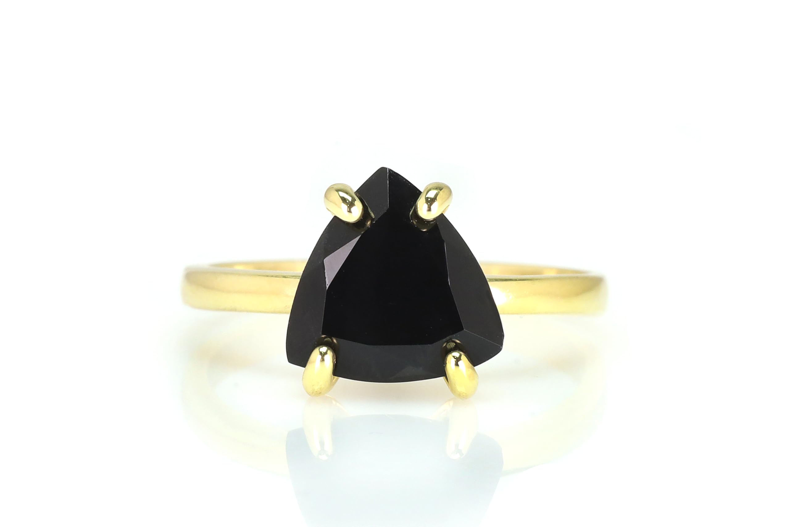 Handmade Black Onyx Ring for Women - Custom Sizes Available - Elegant Engagement, Promise & Anniversary Jewelry - Perfect for Weddings, Date Nights & Special Occasions