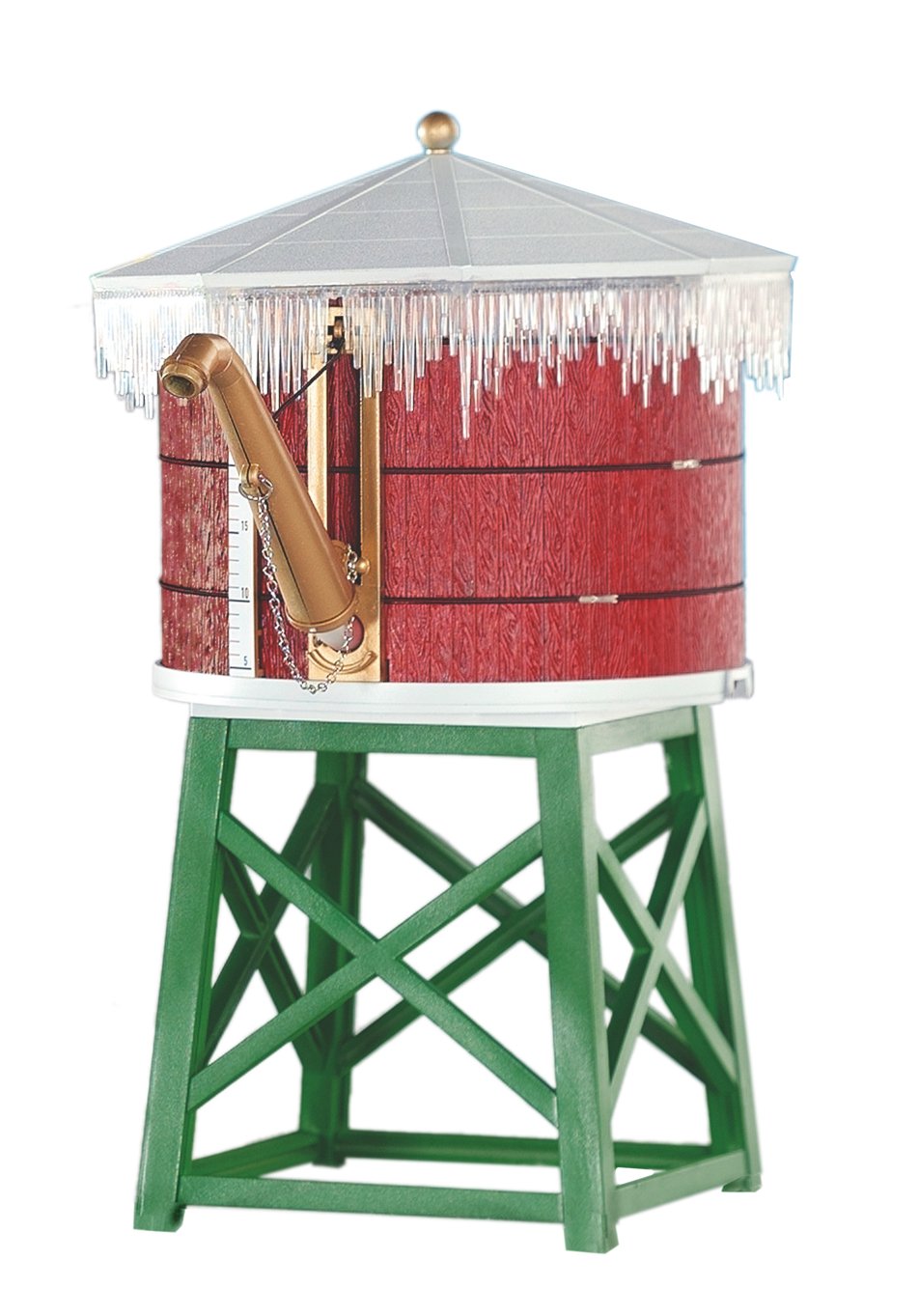 PIKO 62702 G Scale North Pole Water Tank - Assembled Model Train Accessory for Christmas Village & Winter Layouts