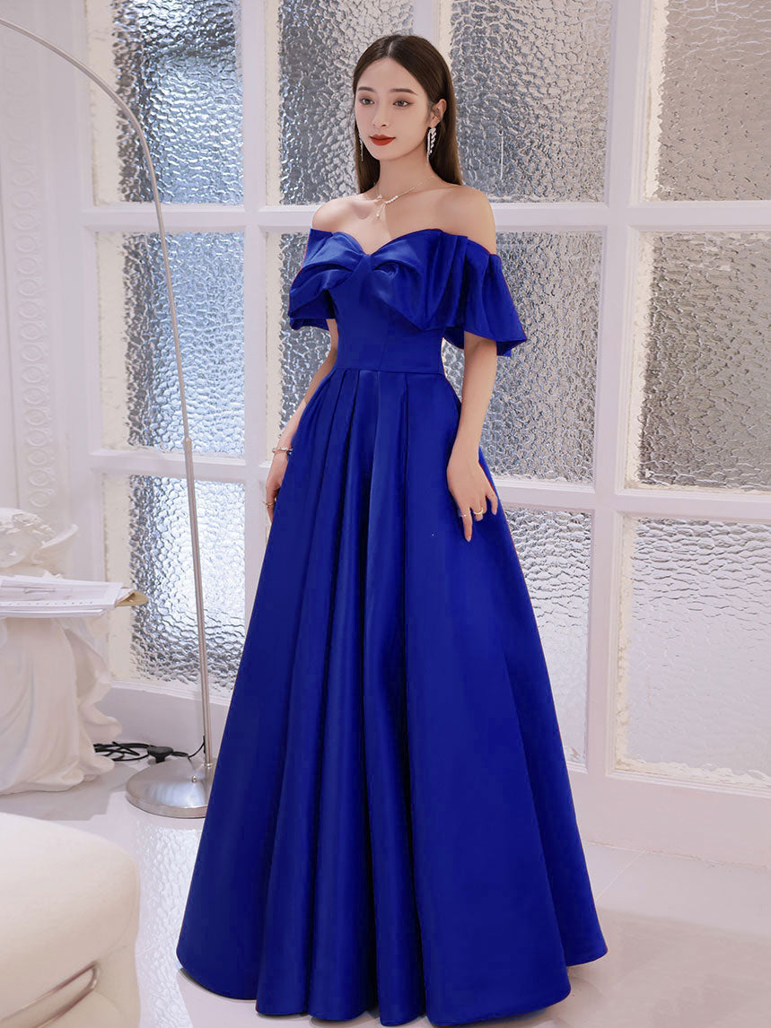 Elegant Burgundy Satin A-Line Long Prom Dress for Women | Formal Evening Gown for Homecoming, Wedding Guest, and Special Occasions