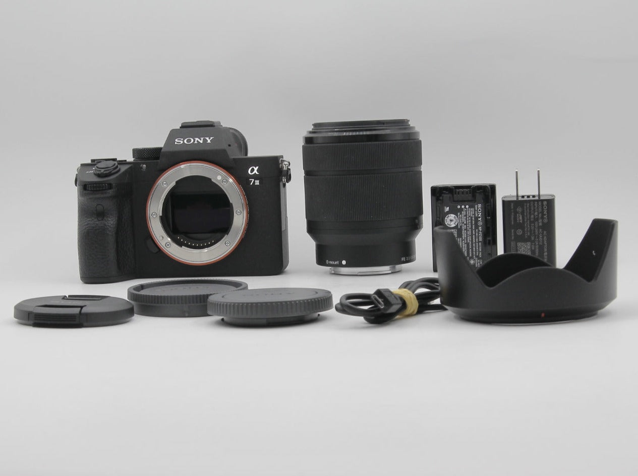 Open Box Excellent Condition Sony Alpha a7 III Mirrorless Digital Camera with 28-70mm Lens - Perfect for Travel Photography, Vlogging & Professional Shoots