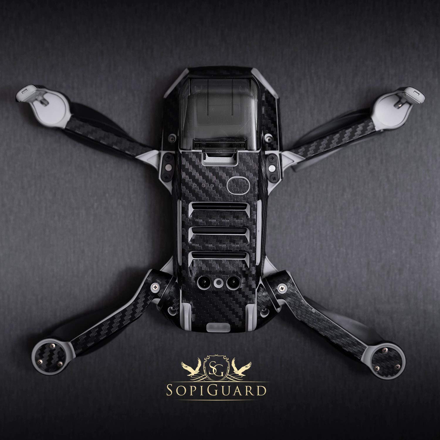 3M Carbon Fiber Vinyl Sticker Skin for DJI Mavic Mini Drone - Protective Wrap with Anti-Scratch Surface | Perfect for Outdoor Adventures, Aerial Photography & Travel Protection