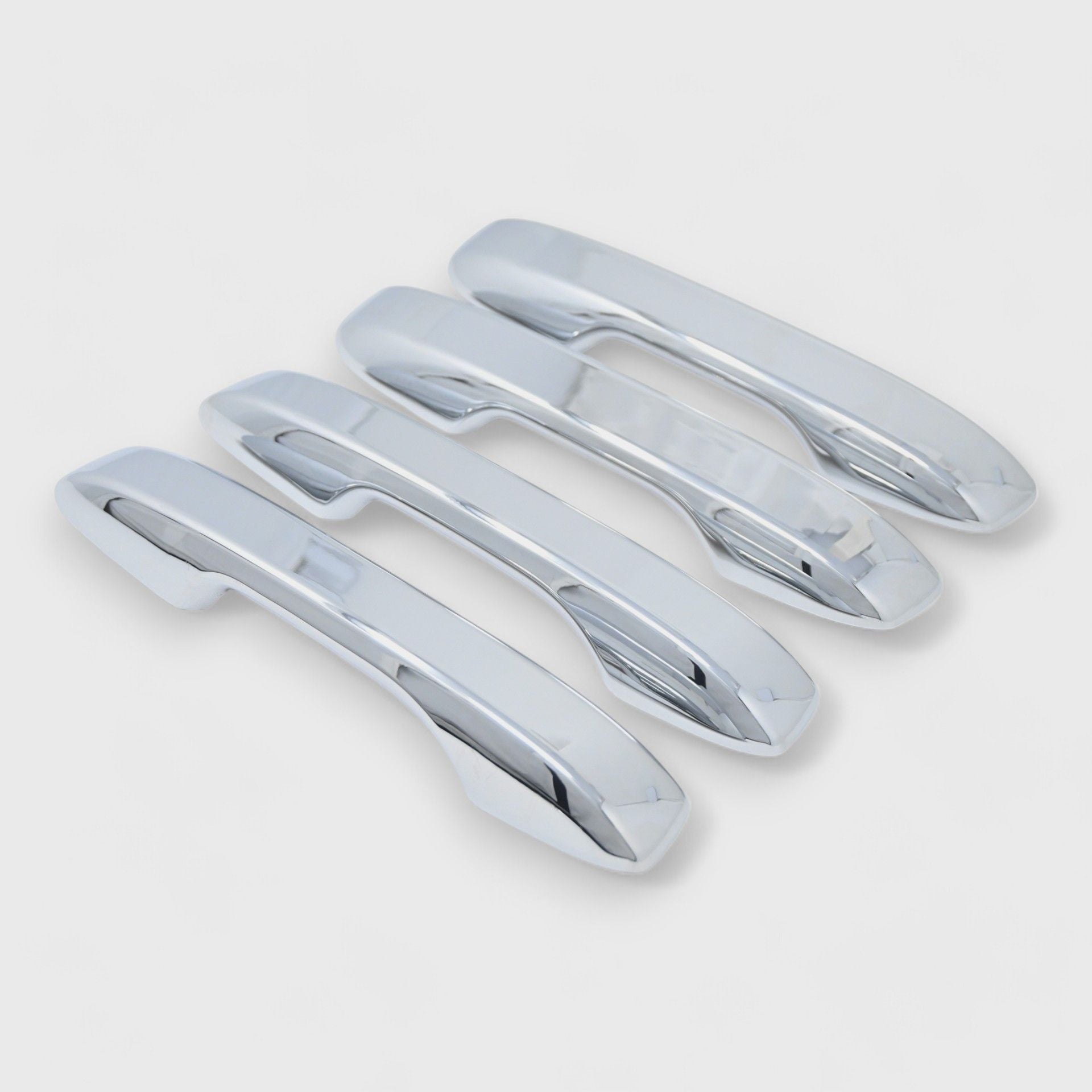 Chrome Door Handle Cover Set with Keyless Entry Sensors DH336 - Upgrade Your Car's Exterior & Security for Modern Convenience