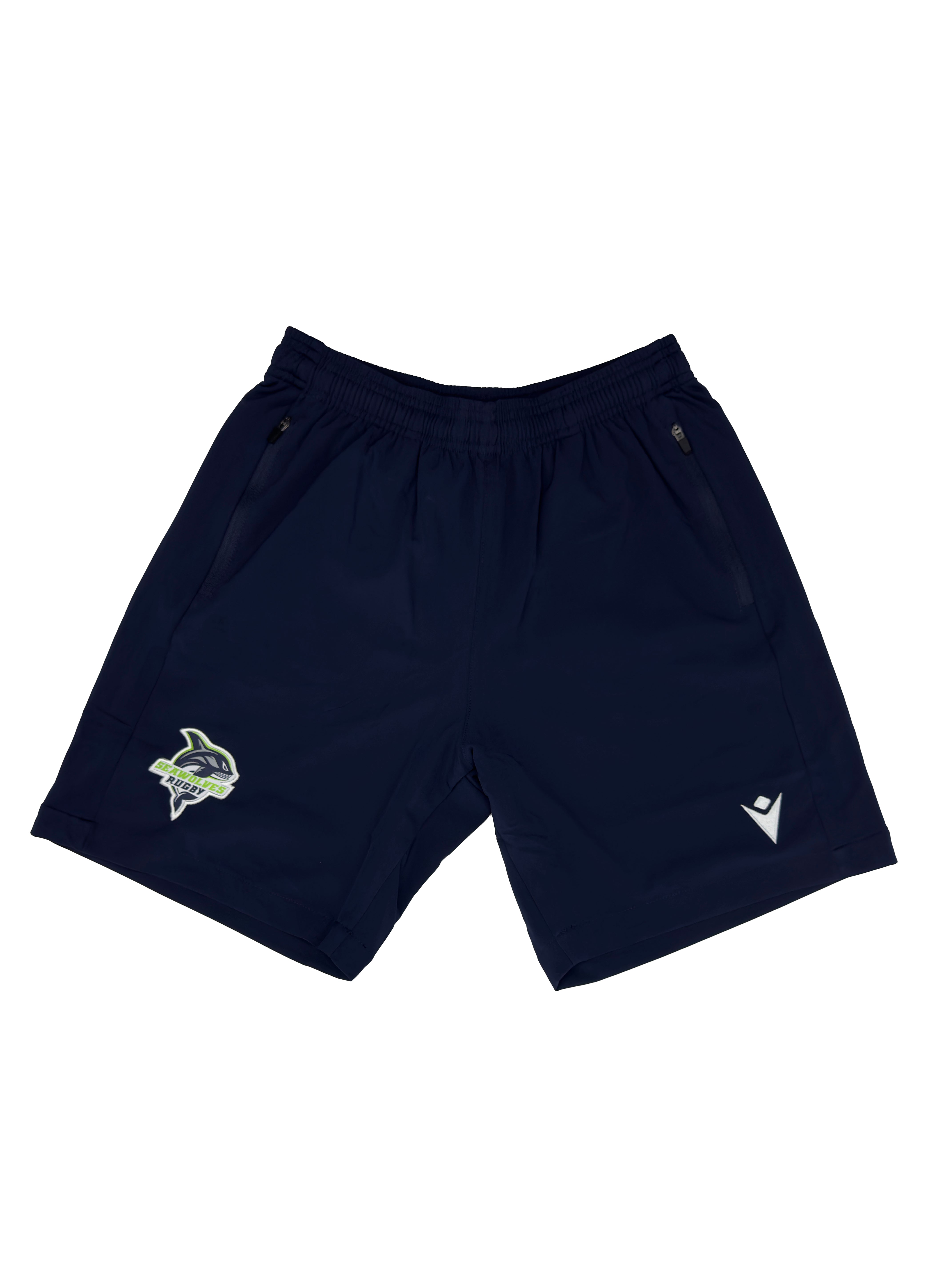 2025 Seawolves Macron Training Shorts - Men's Breathable Quick-Dry Workout Shorts for Running, Gym & Sports - Perfect for Training & Active Lifestyle