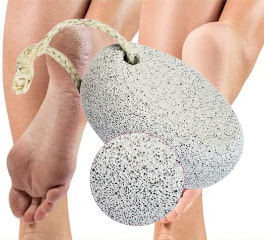Prime Natural Pumice Stone for Feet - Exfoliating Pedicure Tool to Remove Dead Skin on Heels, Elbows & Hands - Pack of 1 - Perfect for At-Home Spa, Pedicures & Dry Skin Care