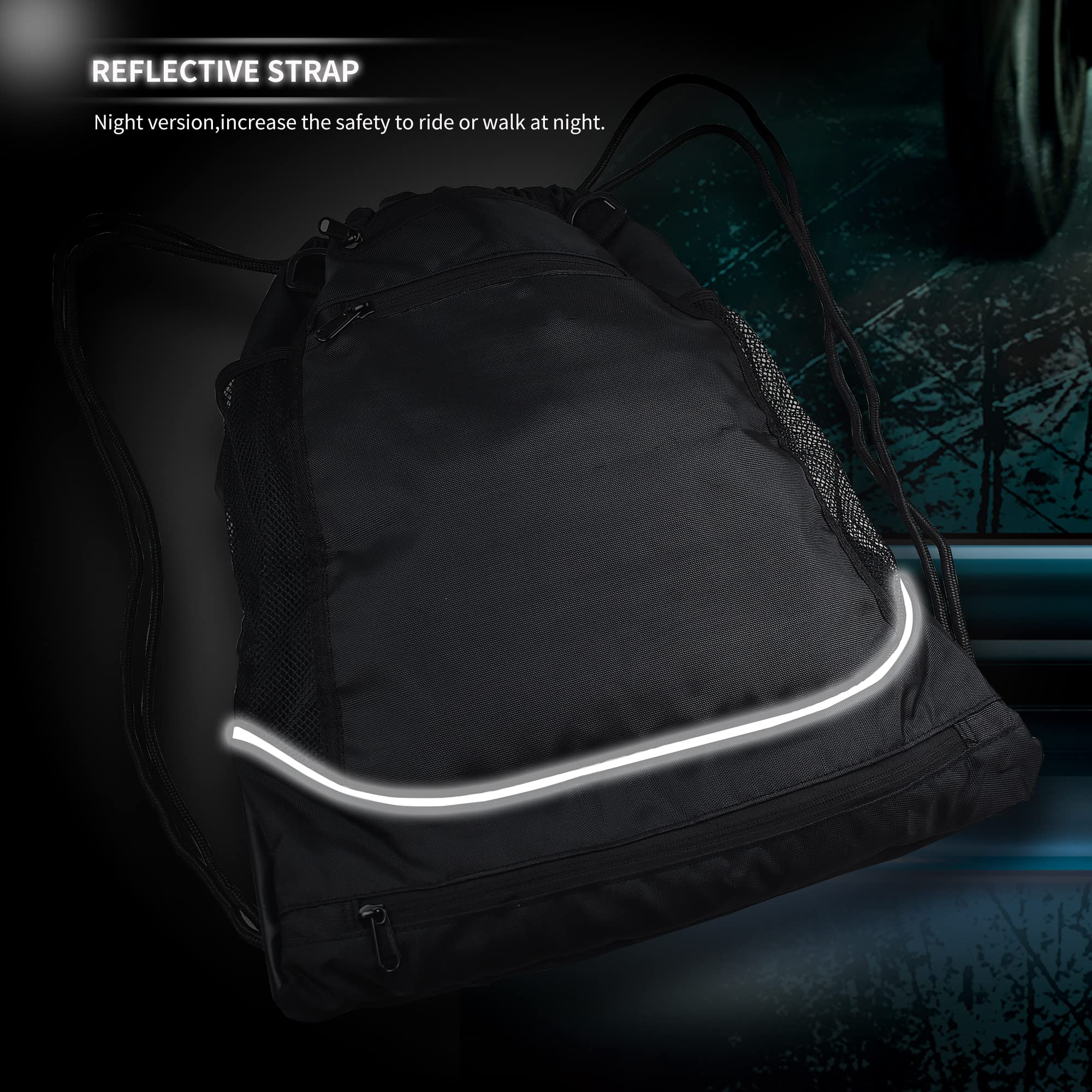 Motorcycle Helmet Backpack Bag - Lightweight Waterproof Storage Tail Bag with Large Cargo Net | Perfect for Commuting, Road Trips & Adventure Riding