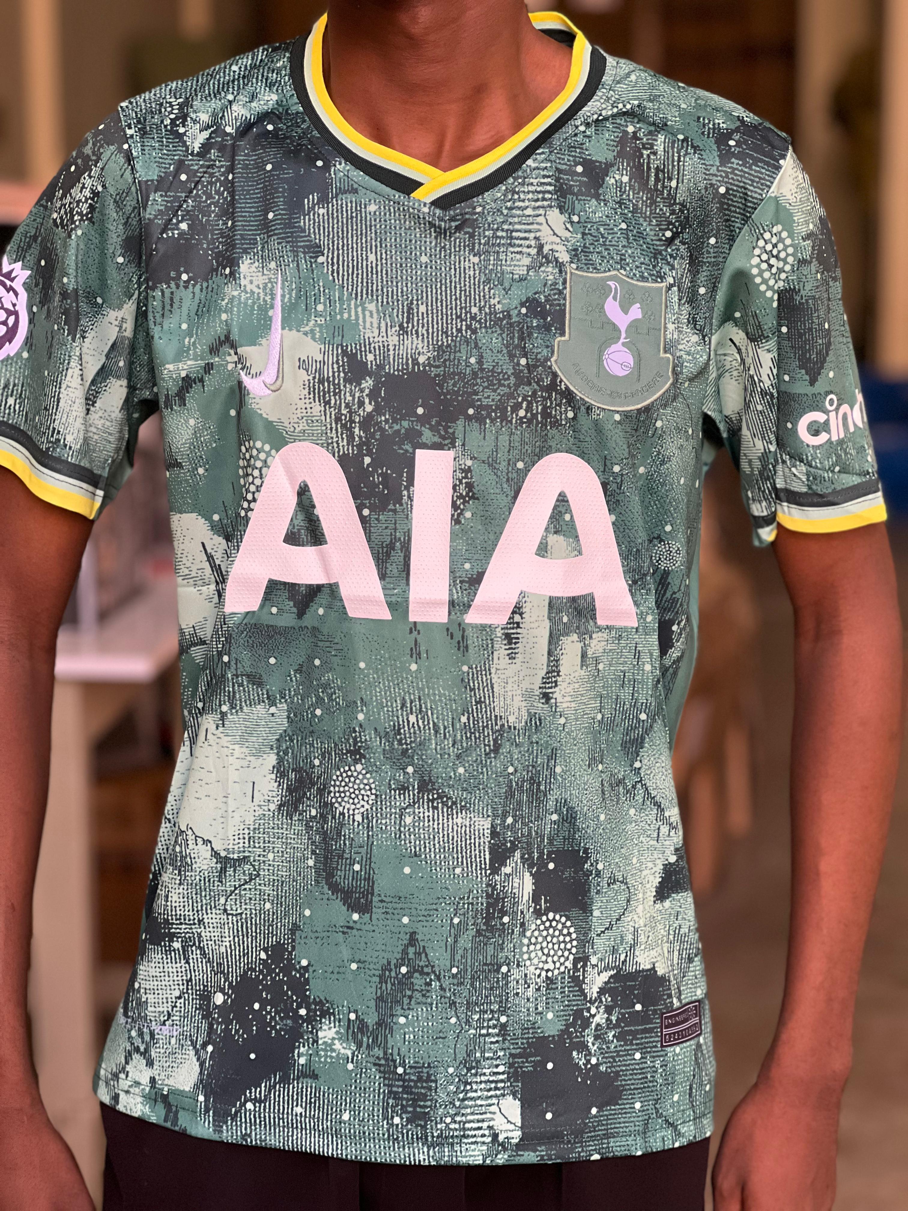 Official Tottenham Hotspur Third Jersey 2023-24 - Authentic Fan Version Soccer Shirt for Men & Women - Perfect for Match Days, Training & Football Enthusiasts