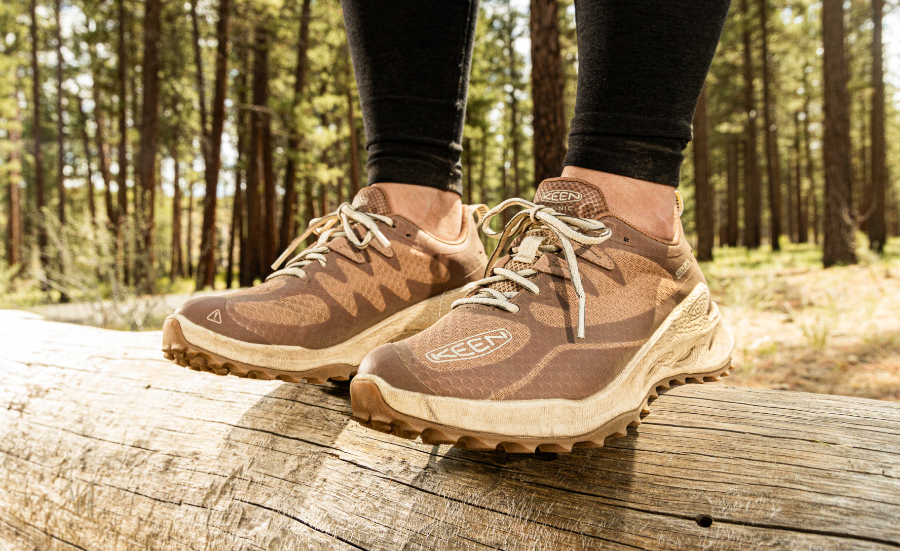 Women's Zionic Waterproof Hiking Shoes - Lightweight & Durable for Outdoor Adventures | Warm Taupe/Raw Umber | Perfect for Trail Running, Camping & Mountain Climbing