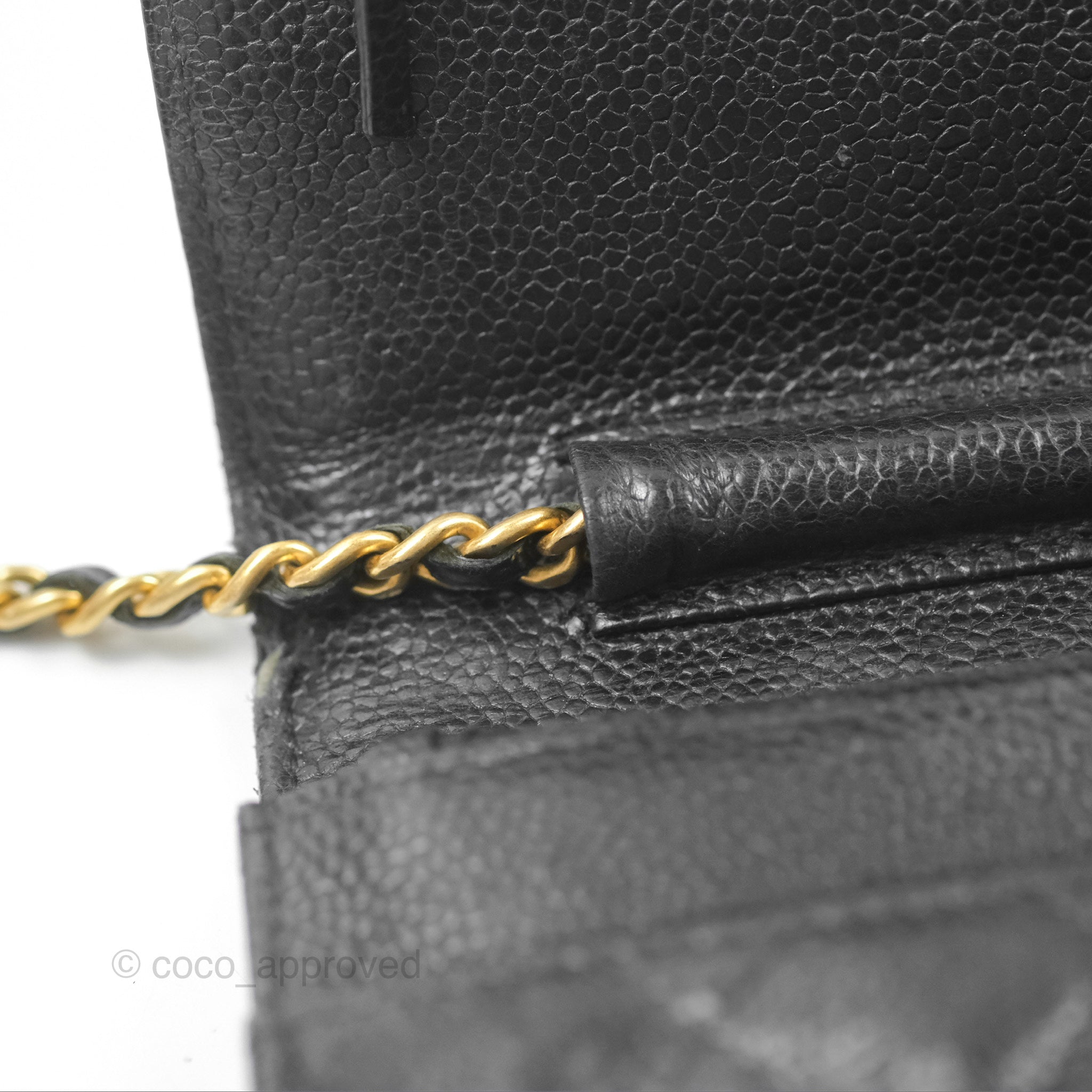 Chanel Boy Wallet on Chain WOC Black Caviar Gold Hardware - Luxury Crossbody Bag for Women, Perfect for Evening Events & Daily Use