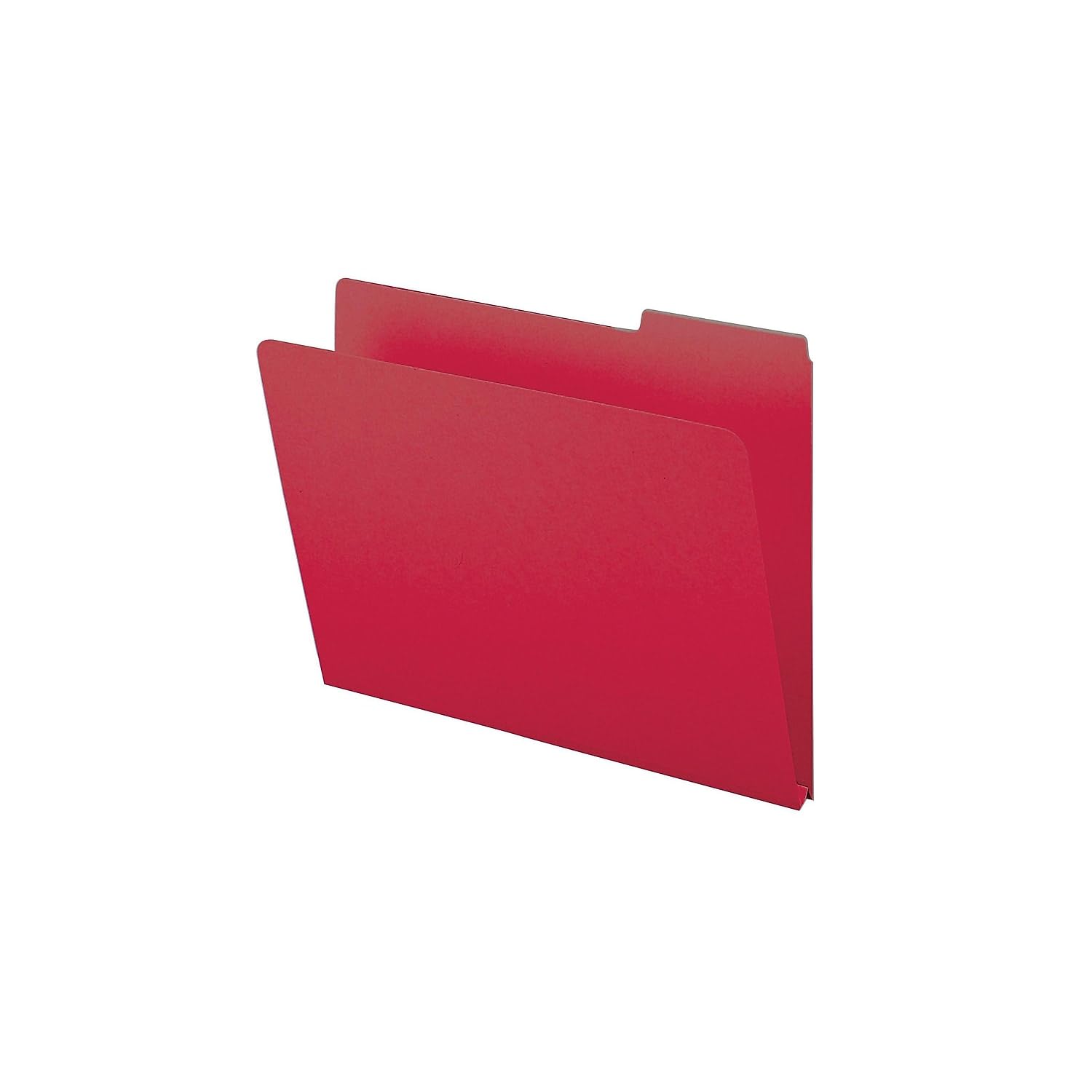 Smead 21538 1-Inch Expansion Recycled File Folders - 1/3 Top Tab Letter Size, Bright Red (25/Box) - Perfect for Office Organization, Document Storage & Filing Systems