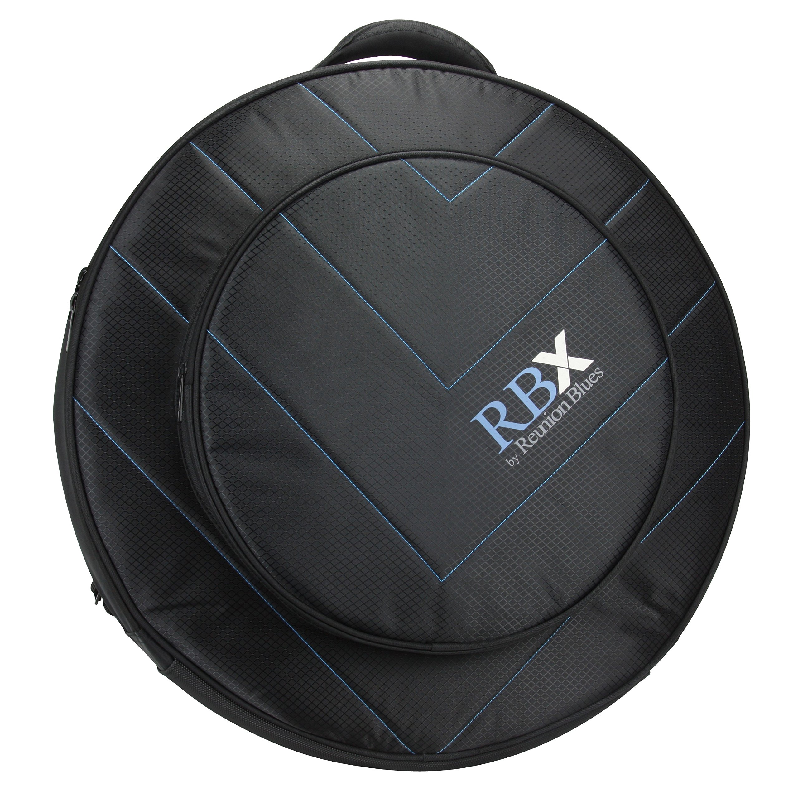 RBXCM22 Heavy Duty Drum Cymbal Bag - Waterproof Cymbal Case for Drummers with Padded Protection (Fits 18-22