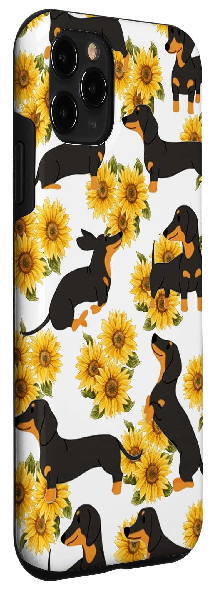 iPhone 11 Pro Case - Cute Dachshund & Sunflower Design, Perfect Gift for Dog Lovers & Women | Durable Protective Phone Cover for Everyday Use, Work & Travel