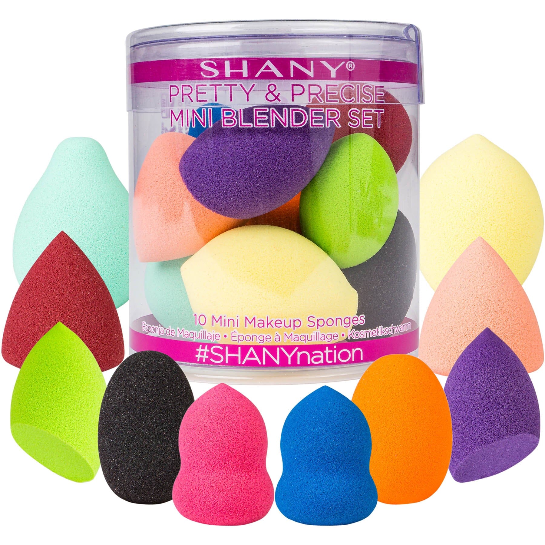 Pretty & Precise Mini Blender Sponge Set - 10 Pack for Smoothies, Protein Shakes & Kitchen Cleaning - Perfect for Home, Office & Travel Use