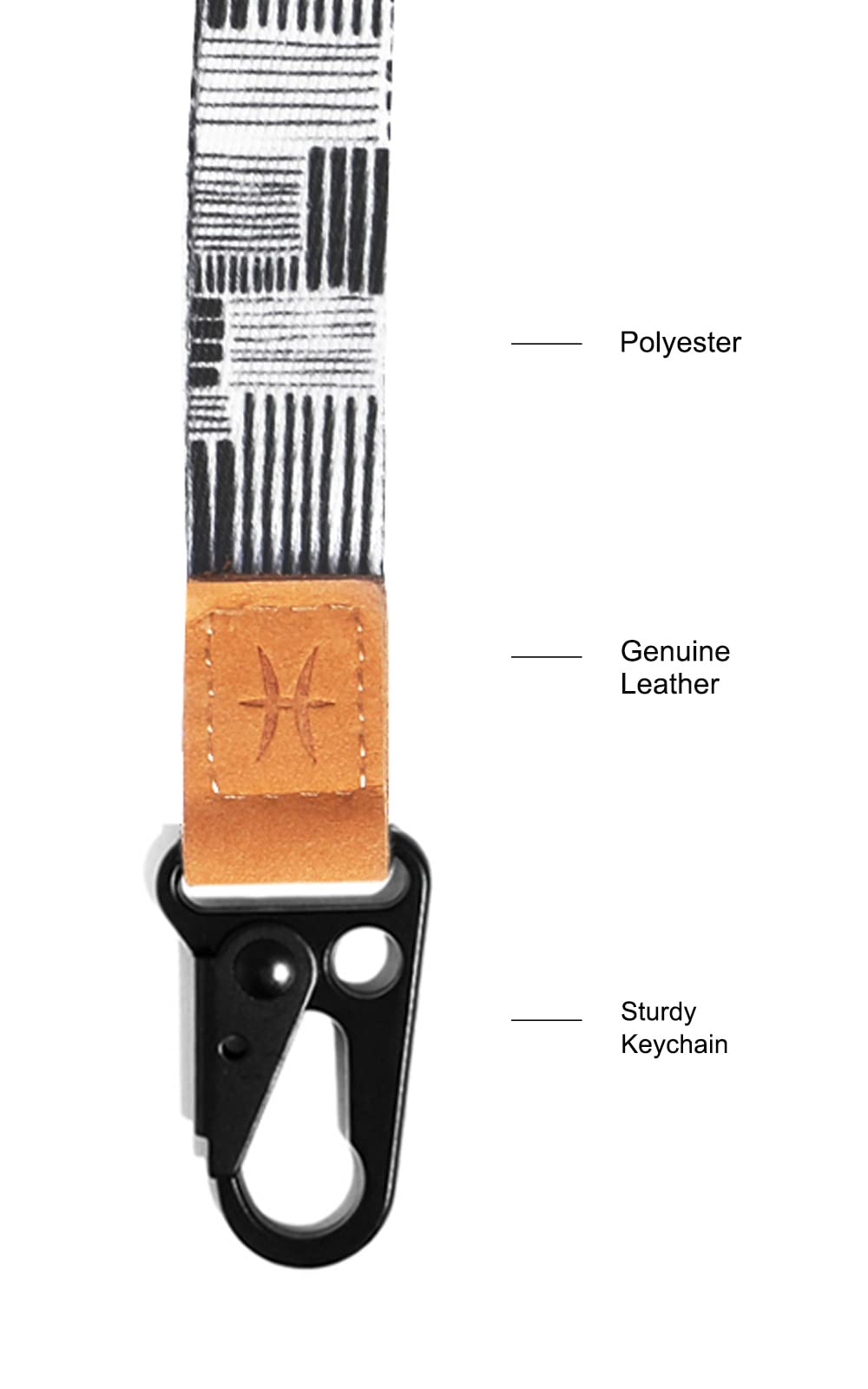 Cool Lanyards for Keys & ID Badges - Neck Strap Holder for Work & Events