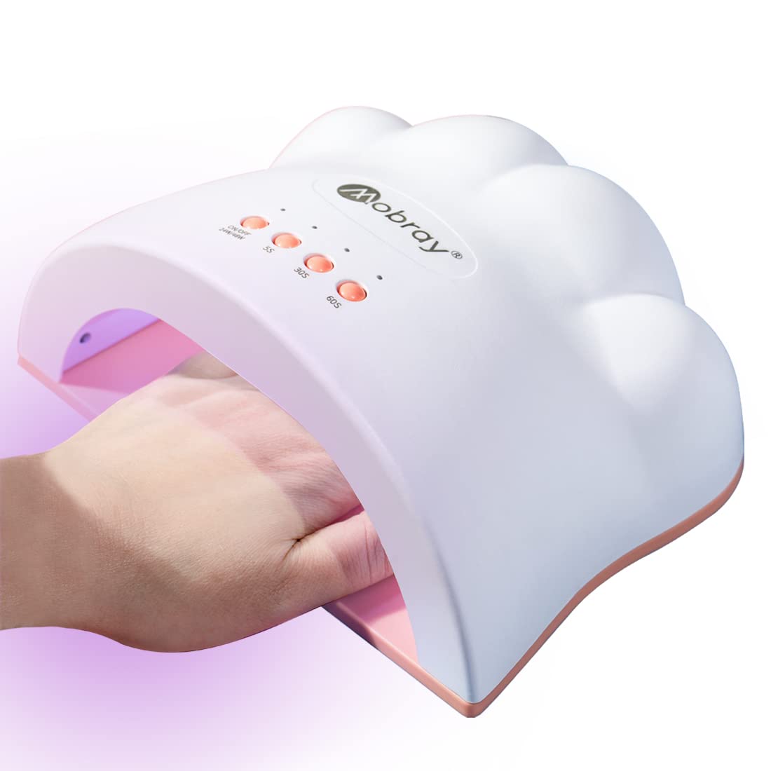 Professional 48W UV LED Nail Lamp - Fast Drying Gel Polish Curing Light with 3 Timer Settings | Home & Salon Use for Manicures, Pedicures & Nail Art | Perfect for DIY Nails, Gel Extensions & Acrylic Nails | Ideal for Home Nail Care, Professional Salons & Nail Art Studios