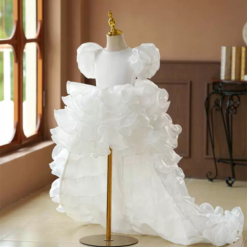 Princess Dress for Girls - Elegant Flower Girl & Birthday Party Gown | Perfect for Weddings, Pageants & Special Occasions