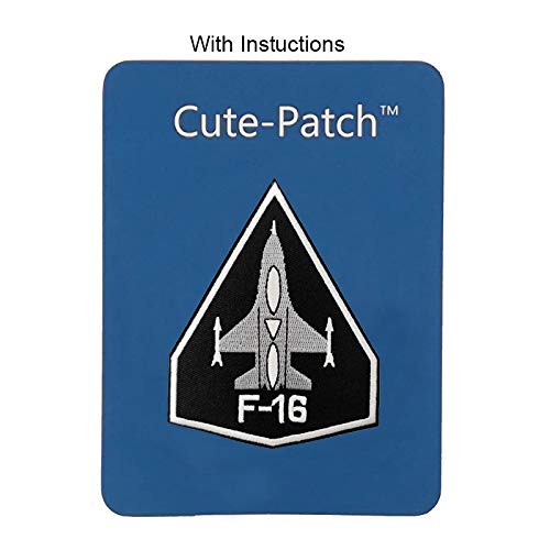 US Air Force F-16 Falcon Embroidered Iron-On Patch - Military Costume Accessory for Jackets, Hats & Bags | Perfect for Veterans Day, Air Shows & Military Enthusiasts