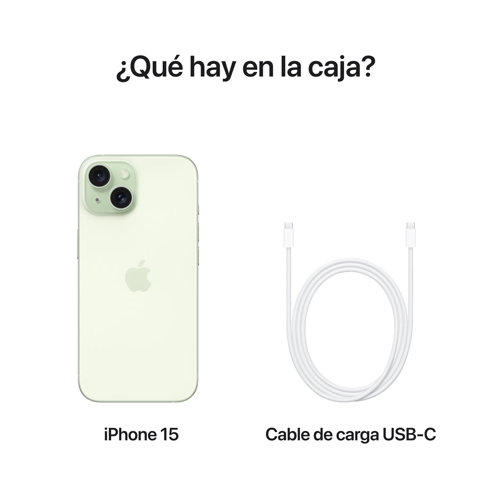 iPhone 15 256GB Green - Latest Apple Smartphone with A16 Bionic Chip, Super Retina XDR Display & 5G Connectivity - Perfect for Work, Travel & Entertainment