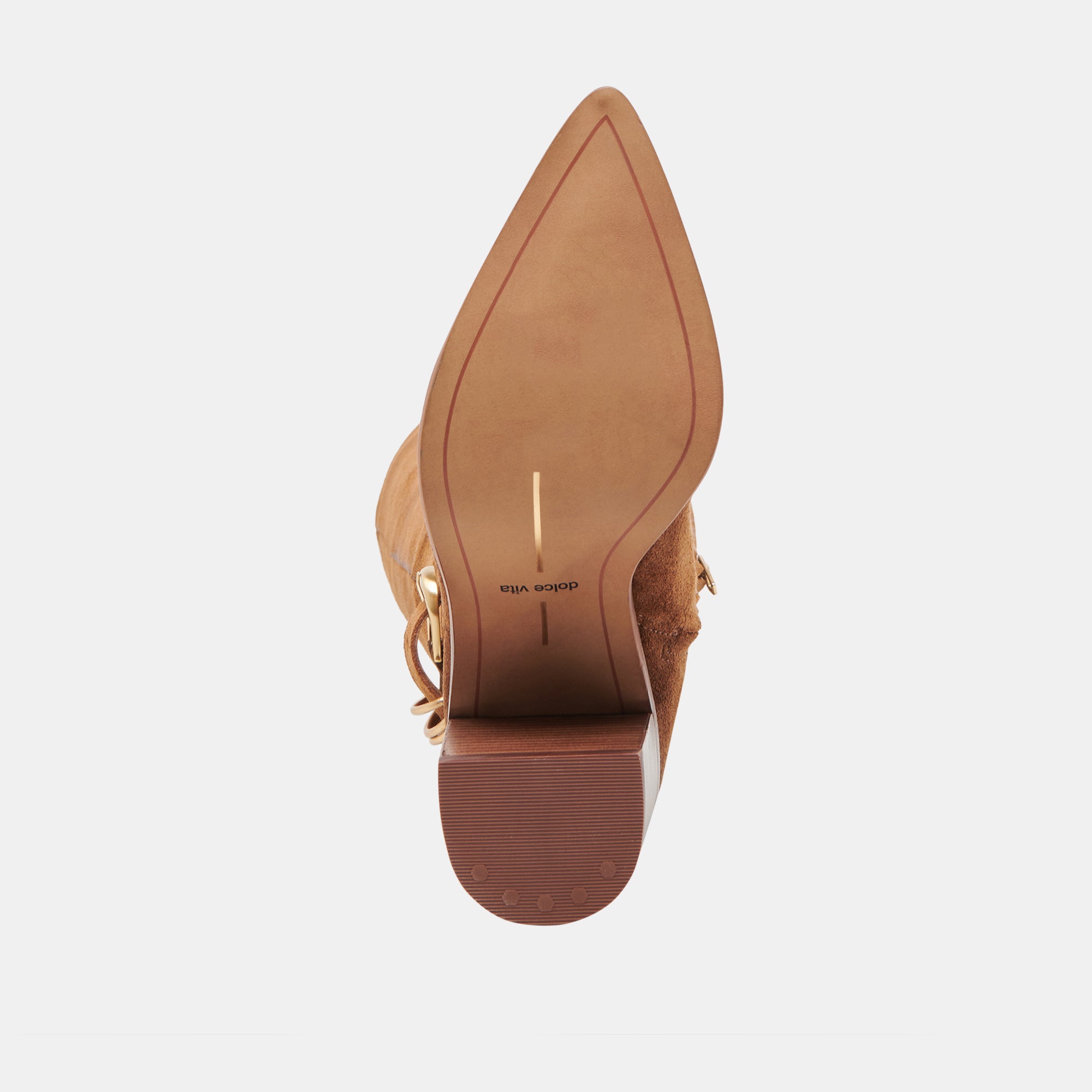 TYRONE Wide Calf Boots for Women - Brown Suede Ankle Boots, Comfortable & Stylish for Fall and Winter Fashion