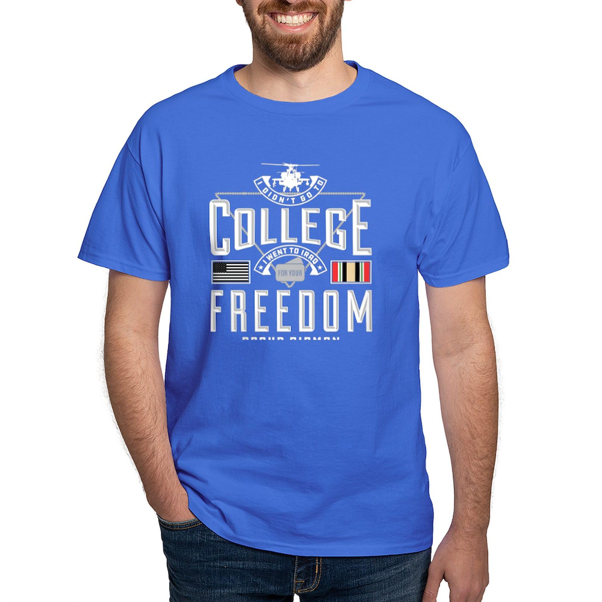 USAF Went to Iraq Dark T-Shirt for Men - 100% Cotton Military Graphic Tee - Perfect for Veterans Day, Military Appreciation & Patriotic Events