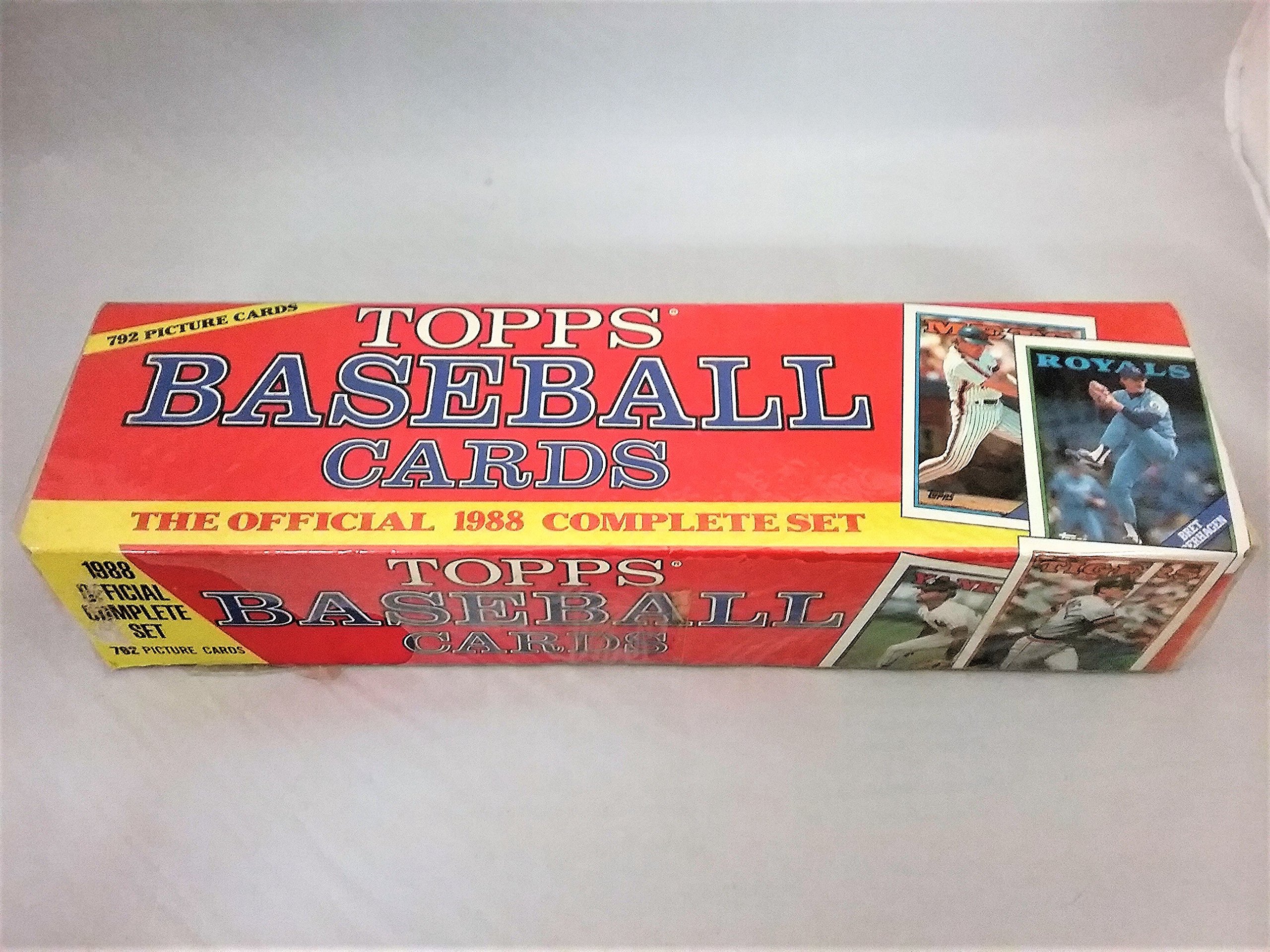 1988 Topps Baseball Cards Complete Factory Sealed Set - Vintage MLB Trading Cards Collection for Sports Memorabilia & Investment