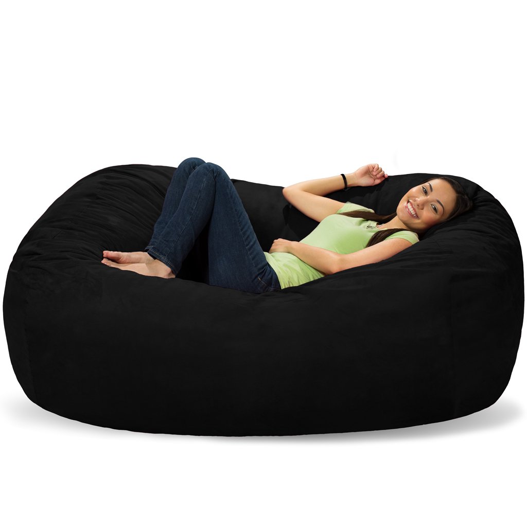 Premium Memory Foam Bean Bag Chair - Graphite Pebble Color, Ultra Comfortable Lounger for Adults & Teens | Perfect for Gaming, Movie Nights & Dorm Rooms