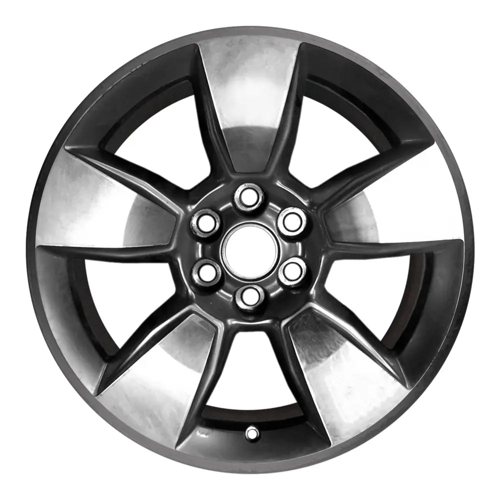 18-Inch Chevy Colorado OEM Wheels ALY05747 - Machined Silver Rims for 2016-2022 Models (Part# 23343591) - Perfect for Off-Roading & Truck Upgrades