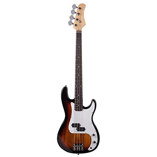 Premium Electric Bass Guitar with Fire Style Finish - Fast 3-7 Day US Shipping | Perfect for Stage Performances & Rock Music Lovers
