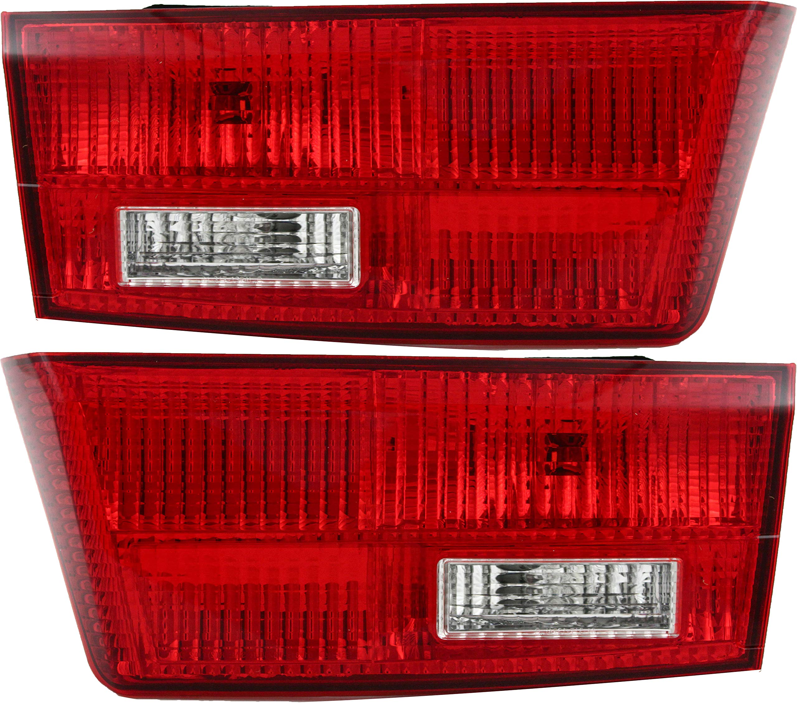 2005 Honda Accord Sedan Inner Tail Lights Lamps Set - Driver & Passenger Side Replacement Parts for Improved Visibility and Safety