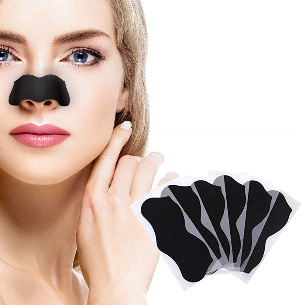 Blackhead Remover Strips for Nose & Face - Deep Cleansing Pore Cleanser for Men & Women - Peel Off Nose Strips for Chin & Forehead (10 Count) - Perfect for Pre-Party Skin Prep & Daily Skincare Routine