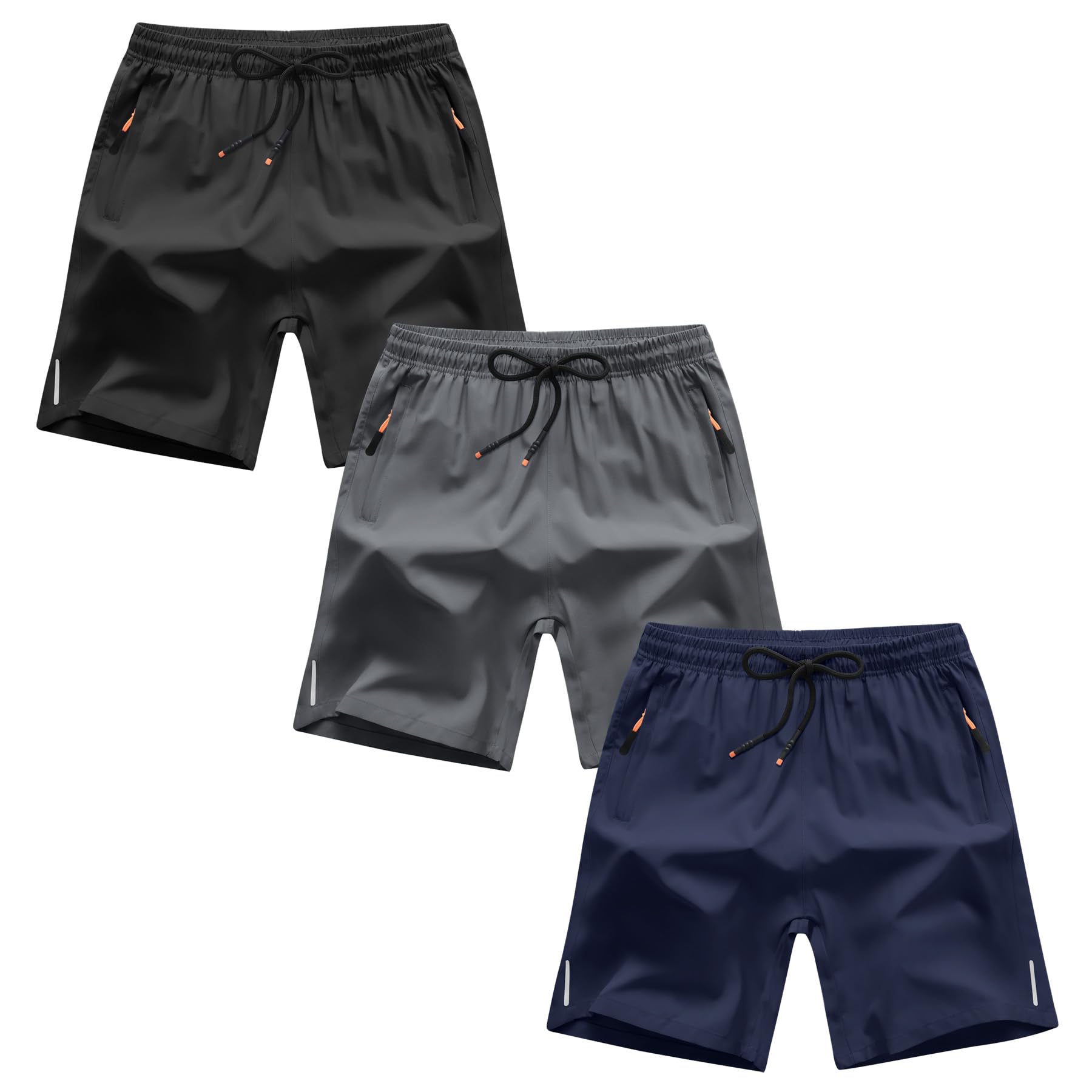 Boys' Quick Dry Athletic Shorts - Lightweight Workout Running Basketball Gym Shorts for Active Kids & Teens | Perfect for Sports, Training & Casual Wear