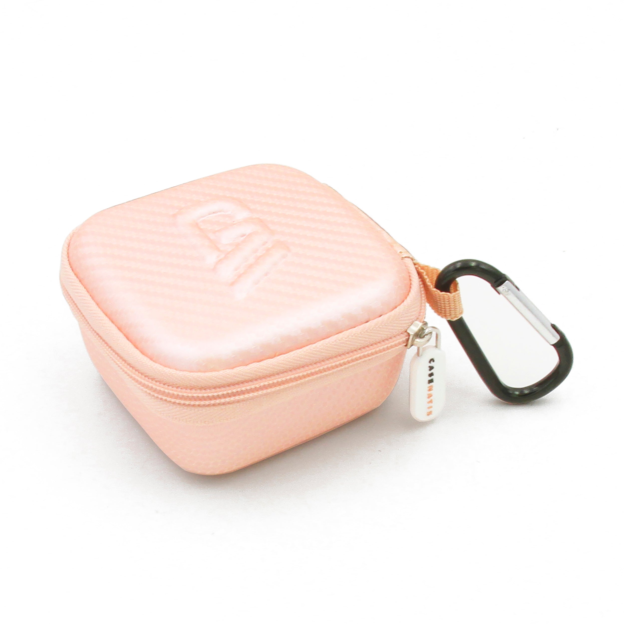 CASEMATIX Hard Shell Travel Case for Bitzee Interactive Digital Pet - Durable Protective Cover with Carabiner Clip (Rose Gold) - Perfect for Travel, School & Playdates