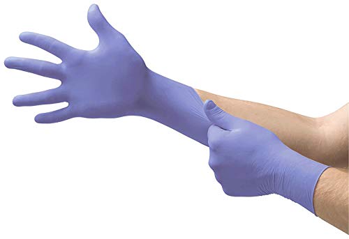 Microflex SU-690 Disposable Nitrile Gloves - Latex-Free & Powder-Free - Small Size (1000 Count) - Violet - Ideal for Cleaning, Mechanics, Automotive, Industrial & Medical Use - Perfect for Home, Workshop, Healthcare & Laboratory Safety Protection